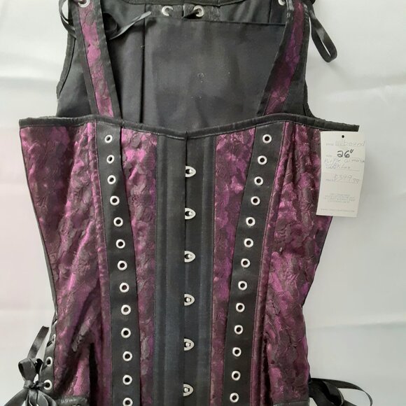 NWT BLACK COUNTESS CORSET MED 26" - Picture 11 of 16
